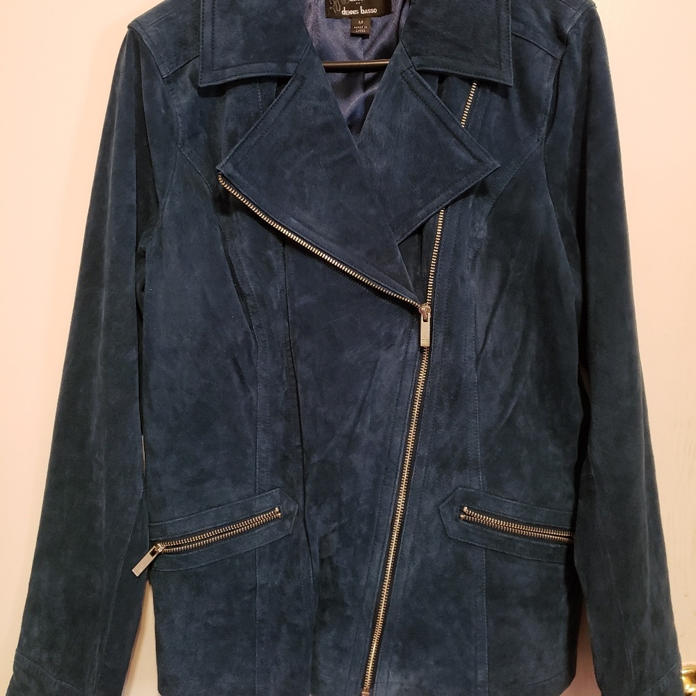 Dennis Basso Washable Leather Jacket NWOT